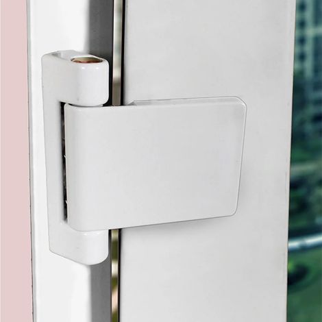 (A) Portes neuves, en matériau de haute qualité, pratiques et résistantes, charnières blanches pour fenêtres à battants, haute sécurité, gauche/droite. (1/5)
