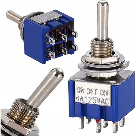 Interruptor basculante de encendido/apagado/encendido MTS-203