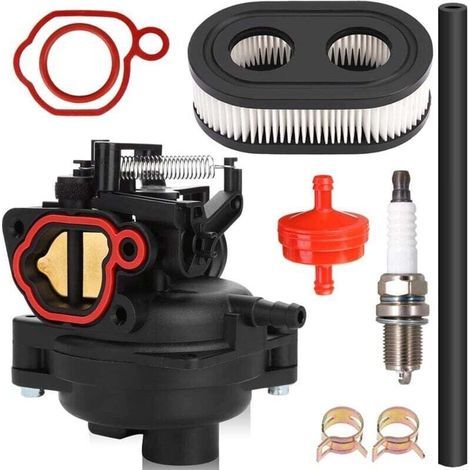 799584 Carburateur pour Briggs & Stratton TB110 TB200 09P702 103M02 550EX 625EX 675EX 725EXI 163cc 140cc moteurs de tondeuse à gazon 594058 596505 594057 592361 596587 594926 594529 (1/4)