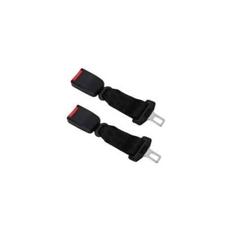 Lot de 2 Ceintures de Sécurité Universelles 23cm pour Siège Auto/ Fauteuil Roulant - Réglables & Renforcées - Enfant/Adulte (1/4)