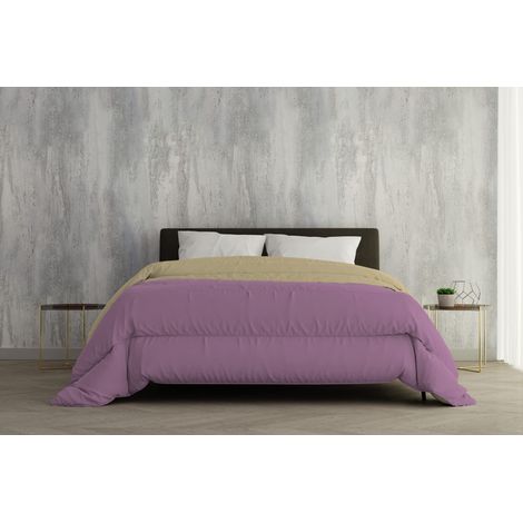 Italian Bed Linen Piumino Invernale, Rosa/Beige, 2 Posti, 250 x 200 cm