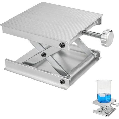 Support de Plate-forme de Levage en Alliage d'Aluminium Tables Élévatrices de Laboratoire 992.5cm Plate-forme de Levage de Laboratoire Ajustable pour Laboratoire de Physique Biochimique (1/5)