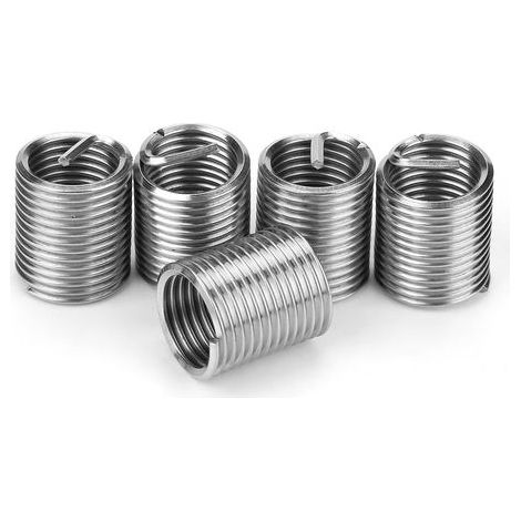 80 pièces inserts hélicoïdaux filetés en acier inoxydable SS304, bobine de fils M3 à M14 (1/5)