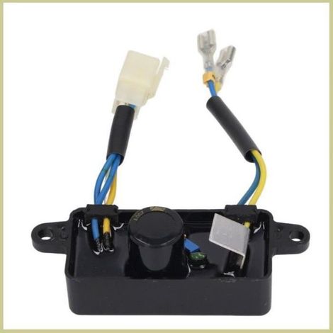 2,5 kW Einphasen-6-Draht-AVR-Spannungsregler für Benzinmotoren, mit Kondensator und ABS-Gehäuse (1/5)