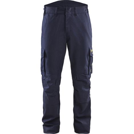 Pantalon de travail retardant flamme inhérent 1417 - Marine XL - FR(48) - SE(C54) - Courtes