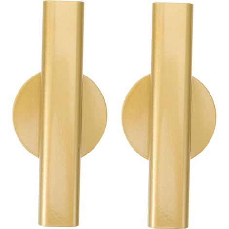 Lot De 2 Vases Muraux en Métal pour Décoration Murale Design Minimaliste Idéal pour La Maison Ou La (1/5)