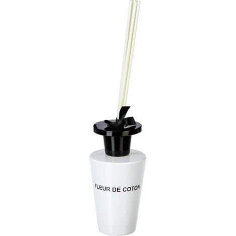 Diffuseur de Parfum "6 Bâtons" 150ml Fleur de Coton (1/2)