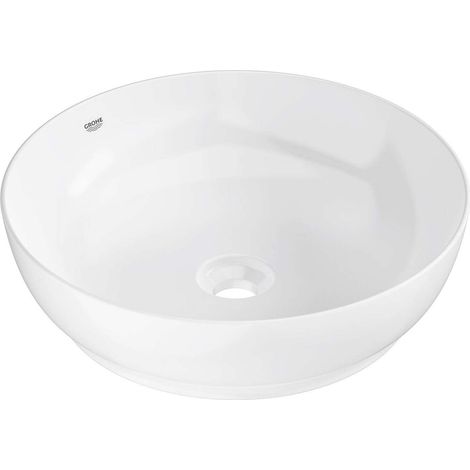 Grohe Essence - Aufsatzwaschbecken, Durchmesser 45 cm, ohne Überlauf, ohne Hahnloch, Alpinweiß 103560SH00 (1/5)
