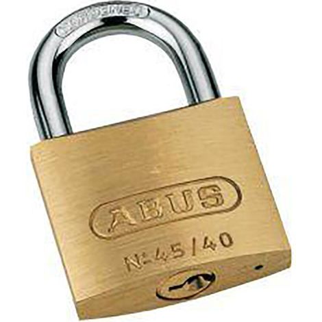 Zylindervorhangschloss 45/40 Schlosskörper-B.39mm MS versch.-schl.ABUS