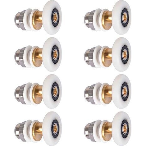 CCYKXA Pieces Shower Rollers 25mm, Sliding Shower Door Roller Bearing for Shower Door (1/5)