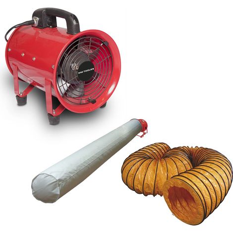 Ventilateur MV200 avec tuyau et sac filtrant MW Tools MV200SET (1/5)