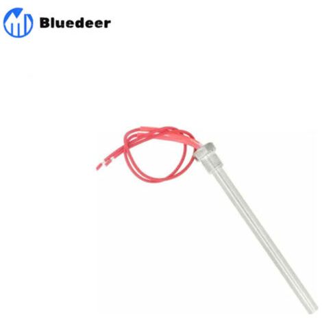 BARKBUSTERS INDUSTRIAL Bougie Allumage Poele à Granulés Resistance Poele Pellets Longueur: 150 mm Diamètre: 10 mm Puissance: 300 W Tension: 220 V Chaleur Rapide (1/4)