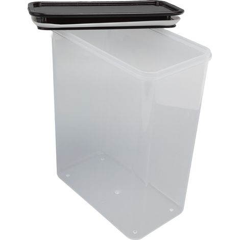 Boîte de conservation alimentaire transparente et hermétique pour grains de café, céréales, riz, noix, L 1000 ml