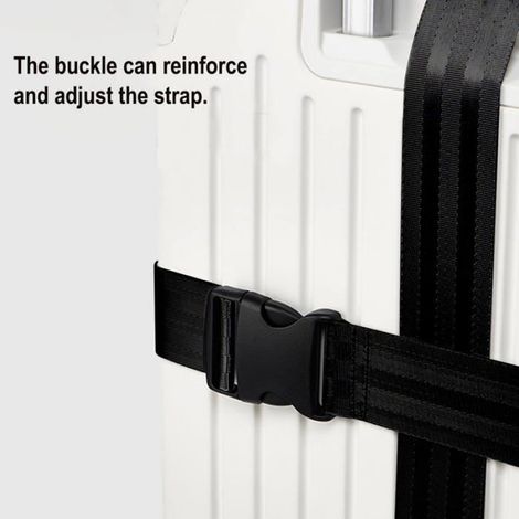 Sangles de bagage 3 en 1 Sangle pour valise, sangle de bagage,sangle de bagage pour valises, sangles de bagage pour valises,(Noir) (1/5)