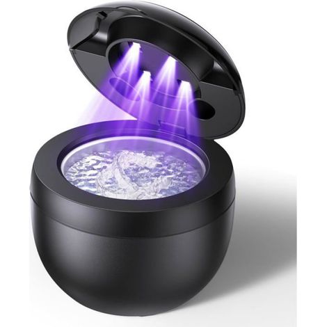 Nettoyeur à ultrasons 45 kHz 4 modes pour prothèses dentaires, protège-dents de sport, appareils dentaires, têtes de brosse à dents (1/5)