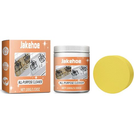 Crème nettoyante multi-usages avec éponge, nettoyant cuisine multi-effets (1/5)