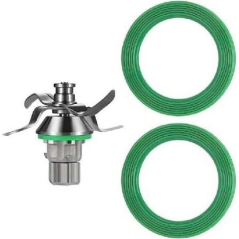2 Pièces Bague d'étanchéité pour couteaux tm5/tm6 Bagues d'étanchéité pour couteaux mixeur Vorwerk Thermomix TM5 TM 6, joints en silicone (1/5)