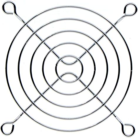 80-mm-Lüfter-Fingergrill, 3er-Pack Edelstahl-Grillschutz, Lüfterschutzabdeckung für 80 x 80 mm Abluftventilatoren für Computerausrüstung zum Selbermachen