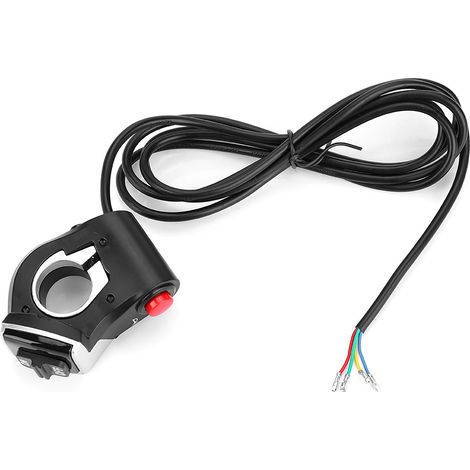 Interrupteur 2 en 1 pour klaxon et éclairage de vélo électrique, VTT, scooter électrique (1/5)