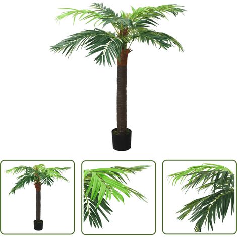 The Living Store Künstliche Palme Phönix mit Topf 190 cm Grün - Künstliche Palme - Palmenbaum - Deko Palme - Kunstpflanze - Indoor Pflanzen (1/5)