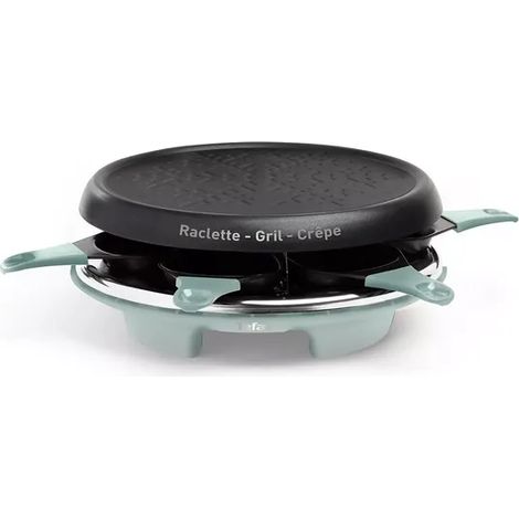 TEFAL raclette colormania grill crêpe 6 poelons - RE1513F0