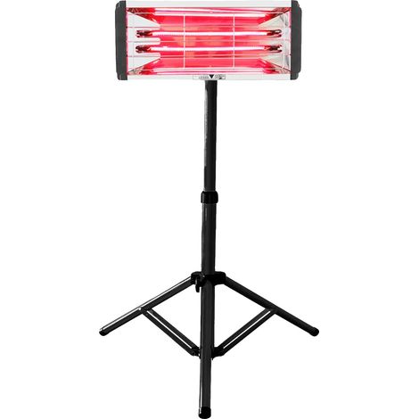 Asciugacapelli a infrarossi, potenza 2000W, polimerizzazione efficiente della vernice, modello da 2000W con supporto, 220V EU (1/2)