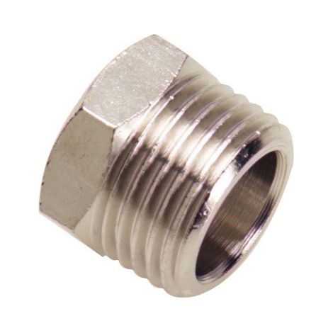 Dado Cilindrico Riduttore Maschio 1/2 - Femmina 3/8 (Blister 2 Pezzi)