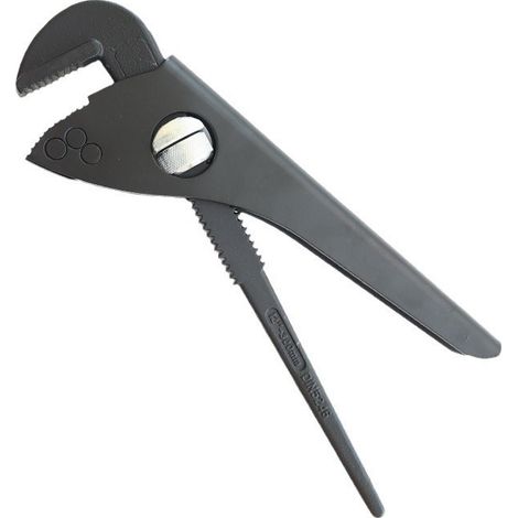 Clé à pipe allemande en acier à haute teneur en carbone - Outil de plomberie réglable - Accessoires de réglage facile pour la réparation à la maison - Capacité de coupe