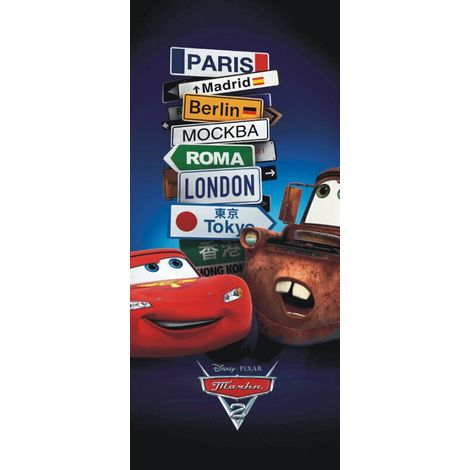 Poster porte Movies Cars Disney intisse 90X202 CM (1/4)