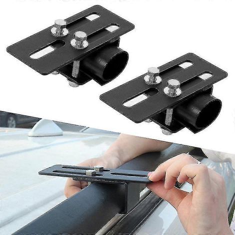 Zweiteiliges Set aus Querträgern und Dachgepäckträger-Montagehalterungen, geeignet für Limousinen und SUVs, LED-Lichtleisten, Arbeitsscheinwerfer und anderes Autozubehör.