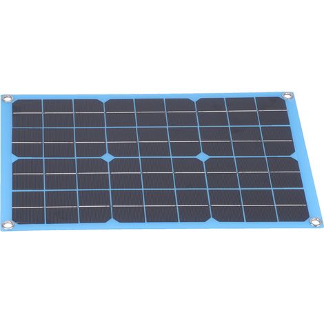 Panneau solaire monocristallin en silicium, chargeur portable USB 20 W pour batterie (1/5)
