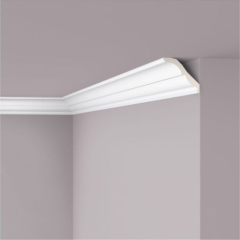 Cornisa NMC Z21 ARSTYL Noel Marquet Moldura decorativa Perfil de estuco diseño moderno blanco 2 m (1/3)