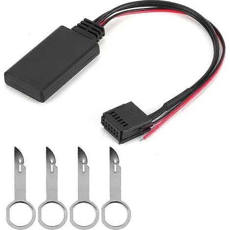 Module Bluetooth pour voiture, câble AUXIN, adaptateur audio sans fil compatible avec Ford Focus, Mondeo, Fiesta et CD 6000. (1/4)