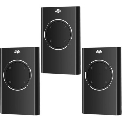 Émetteurs de portail 868 MHz à 4 canaux – Compatibles avec les modèles XT4 868 SLH LR, XT2 868 SLH LR, XT4/XT2 868 SLH - Noir (3) (1/5)