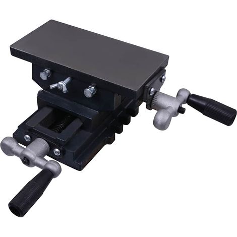 Étau à table transversale, à commande manuelle
