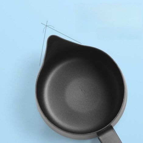 Pot à lait, pot à lait en acier inoxydable, accessoires barista (noir 600 ml) (1/4)