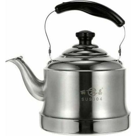 Bouilloire siffante - 2L - Ergonomique - Poignée en Acier Inoxydable - Théière d'eau bouillante - Boisson contenant plus chaud - Avec passoire - Pour la maison - Gaz cuisinière (1/4)