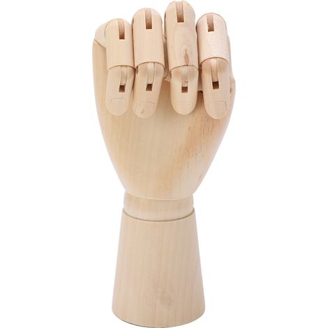 Modèle de main articulé en bois pour artistes, croquis et dessin réaliste, outil professionnel de dessin. (1/5)