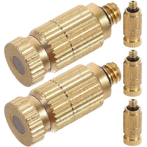 Brass Misting Nozzles for Atomizing 20Pcs Garden Hose Outdoor Sprayers (1/5)