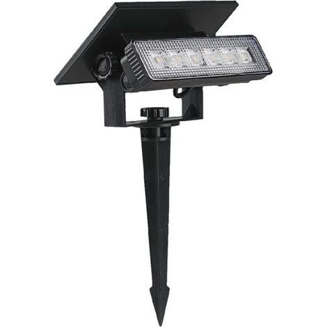Foco LED solar para jardín V-TAC de 0,9 W, 2 en 1, instalación rápida, 3000 K, IP65