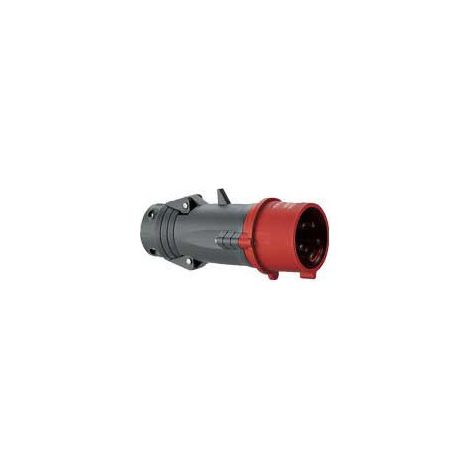 Fiche mobile droite Hypra IP44 16A 380V à 415V 2P+T plastique LEGRAND 052242