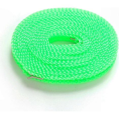 Corde à linge portable antidérapante et résistante au vent pour intérieur et extérieur, sèche-linge mural sans perçage, fil à étendre robuste pour maison, voyage et camping, usage quotidien (1/5)