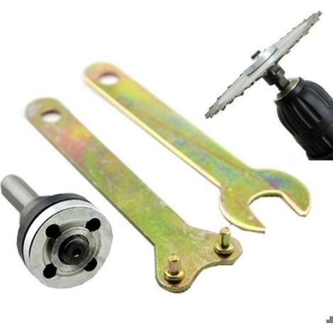 Adaptateur Perceuse Meuleuse - Arbre Triangulaire 3 mm - Pour Conversion Perceuse en Meuleuse - Lot de 5 Pièces (1/4)