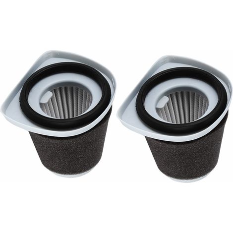 Filtre de remplacement pour aspirateur balai Haier ZL601R/ZL601A - ABS et mousse - 2 filtres pour un air pur (1/5)