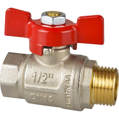 Valvola A Sfera M/F A Passaggio Totale Con Farfalla In Alluminio Icma 1" Pn 40