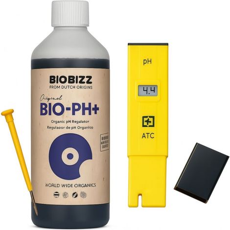 BioBizz pH Plus Set pH Erhöher Nährlösung Wasserpflege Pflanzen (1/5)