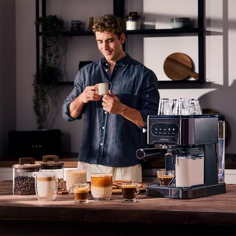 Cafetera Express Cecotec Power Espresso 20 ColdBrew 20 Bares 1350W 1.5L (1/5)