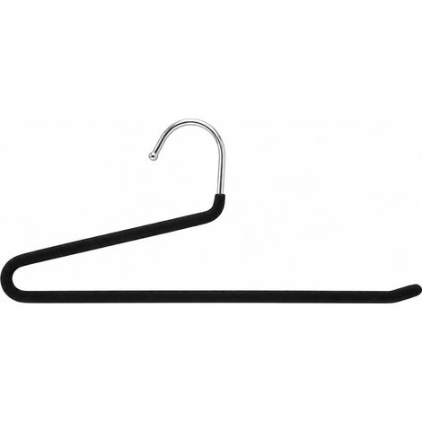 Cintres à pantalon enrobés antidérapants noir 285 mm cm