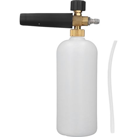 Bidon Mousse Haute Pression 4350PSI avec Raccord Rapide 1/4 NPT et Réglage de Pression pour Nettoyeur Voiture (1/5)