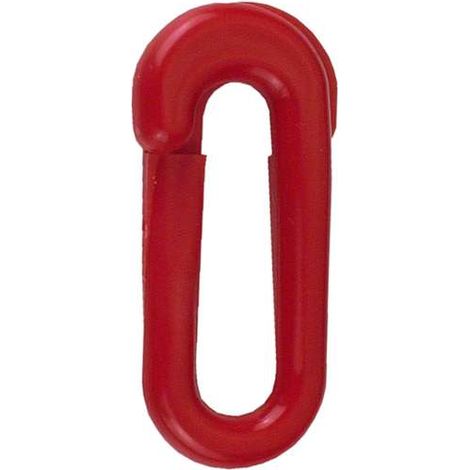 CONNEX- FALSA MAGLIA IN PLASTICA ROSSA 4PZ. - 6 X 40 MM.